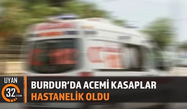 Burdur’da Acemi Kasaplar Hastanelik Oldu