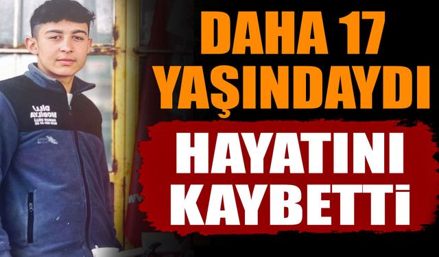 Daha 17 yaşındaydı hayatını kaybetti