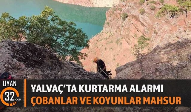 Yarıkkaya’da Kurtarma Alarmı: Çobanlar ve Sürü Mahsur