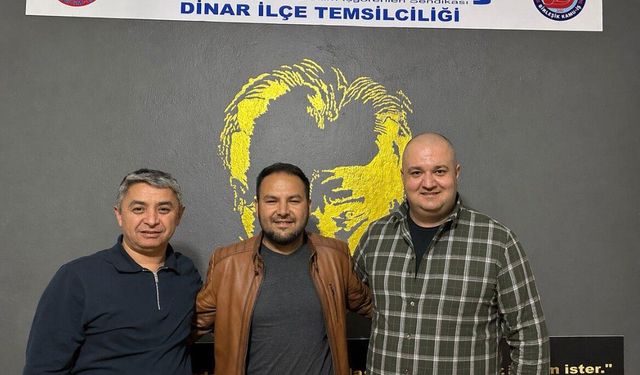 Eğitim-İş Dinar İlçe Temsilciliği’nde Görev Değişimi