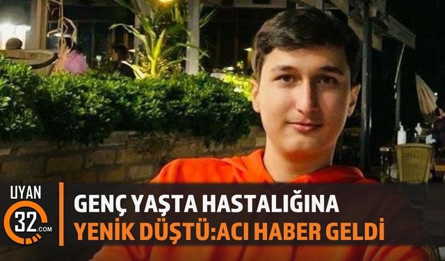 Isparta’da Genç Yaşta Vefat Haberi