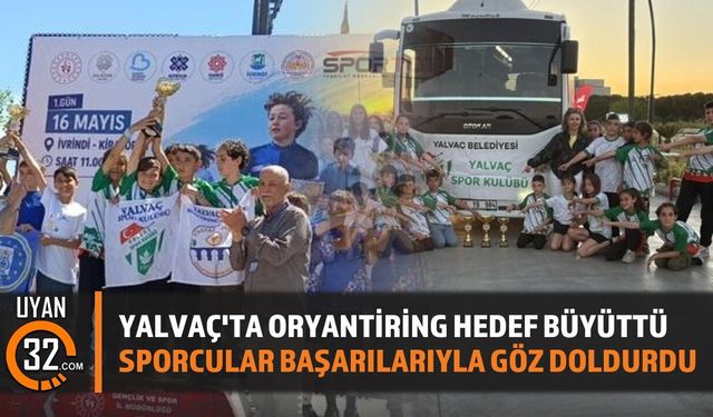 Isparta'daki Oryantiring Şampiyonasında Yalvaç'tan Büyük Başarı