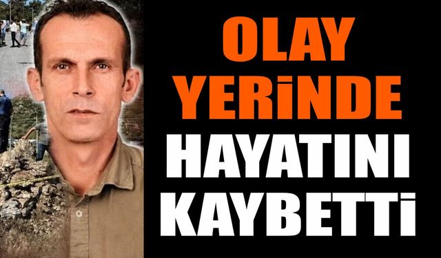 Acı haber! olay yerinde hayatını kaybetti