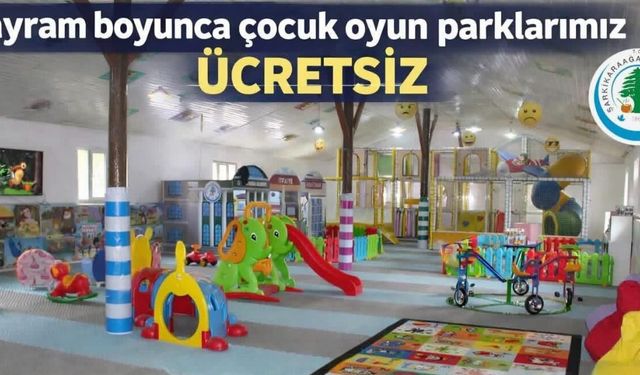 Şarkikaraağaç Belediyesi’nden Çocuklara Bayram Sürprizi