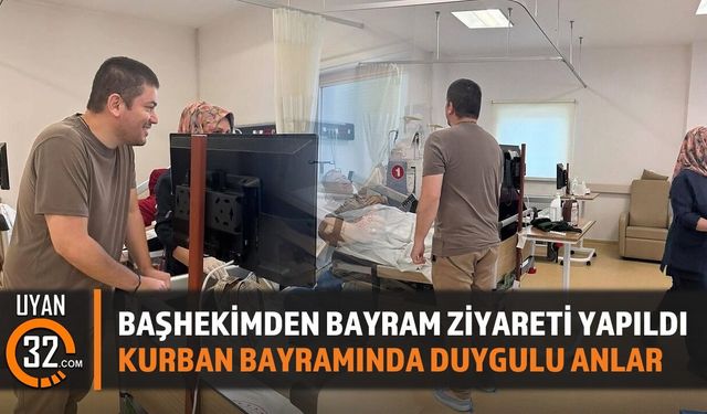 Şarkikaraağaç'ta Bayram Ziyareti Gerçekleşti