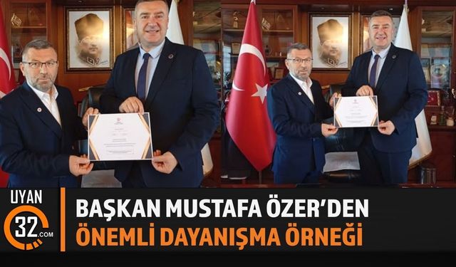 Eğirdir Belediye Başkanı Özer Kurban Vekâletini TDV’ye Verdi
