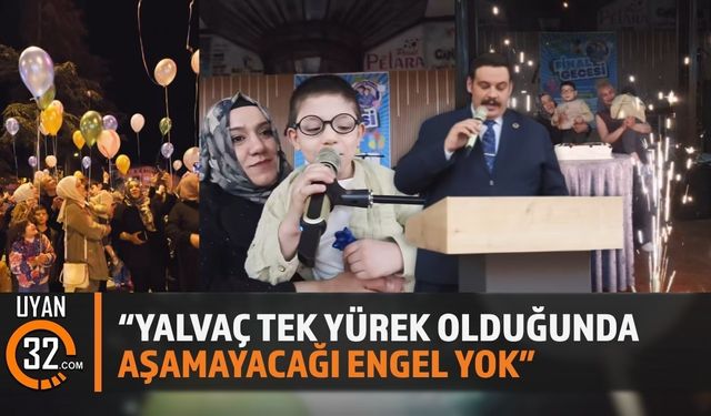 Yalvaç’ta Örnek Dayanışma Yardım Kampanyası Final Gecesi