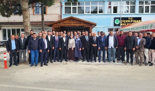 Zabun, Çiçekpınar'da Vatandaşlarla Bayramlaştı