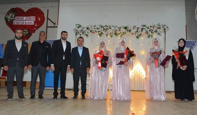 Şarkikaraağaç’ta Hafızlık Coşkusu: 4 Öğrenci İcazetini Aldı