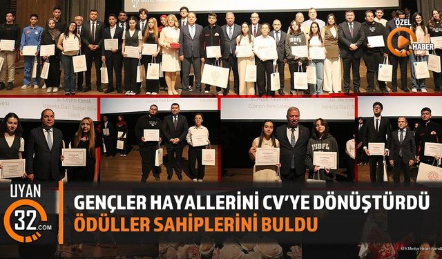 Gençler hayallerini CV'YE Dönüştürdü; Ödüler Sahiplerini Buldu