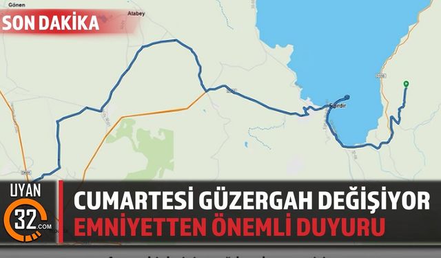 Isparta'da Gül Festivali Bisiklet Yarışı İçin Trafik Düzenlemesi