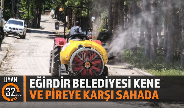 Eğirdir Belediyesi Kene ve Pireye Karşı Sahada