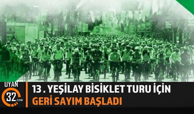 13. Yeşilay Bisiklet Turu İçin Geri Sayım Başladı