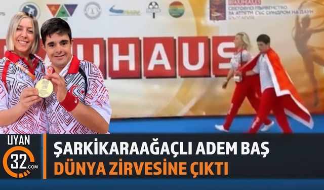 Şarkikaraağaçlı Adem Baş Dünya Zirvesine Çıktı