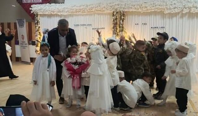 Şarkikaraağaç’ta 4-6 Yaş Kur’an Kurslarında Yıl Sonu Coşkusu