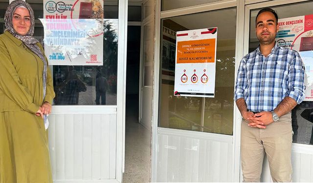 Evlilik Desteği Ve Kadına Yönelik Şiddetle Mücadele İçin Afiş Çalışması