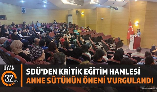 SDÜ'DEN KRİTİK EĞİTİM HAMLESİ