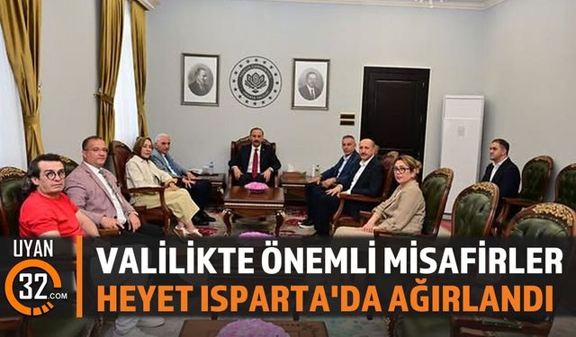 Ümraniye Belediye Başkanı İsmet Yıldırım Isparta Valiliği'ni Ziyaret Etti