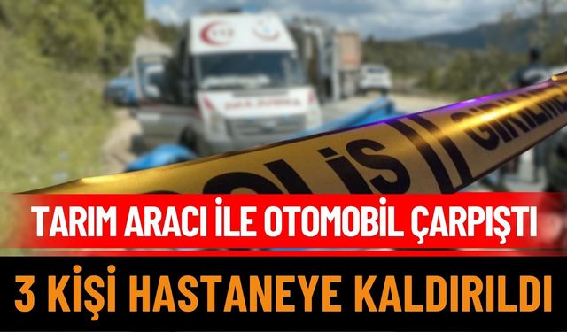 Afyonkarahisar'da Otomobil ile Patpat Çarpıştı 3 Yaralı