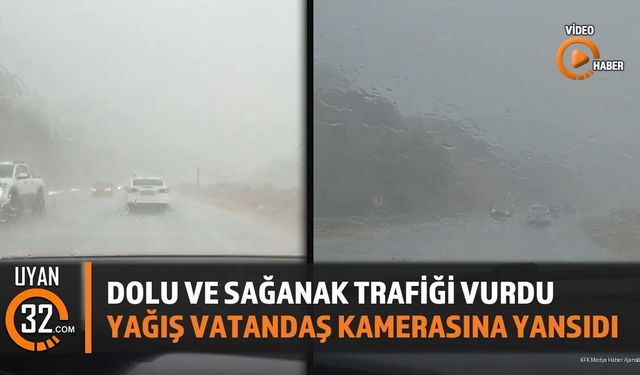 Antalya Trafik Durma Noktasına Geldi: Sağanak Ve Dolu Felç Etti