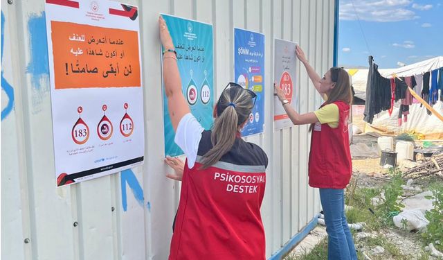 Çadırkent'te Kadına Yönelik Şiddete Karşı Farkındalık Seferberliği