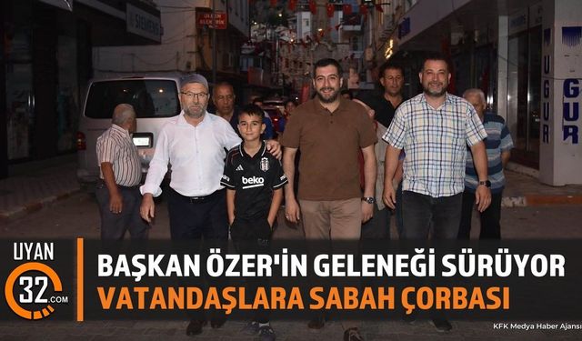 Eğirdir Belediyesi'nden Geleneksel Çorba İkramına Yoğun Katılım
