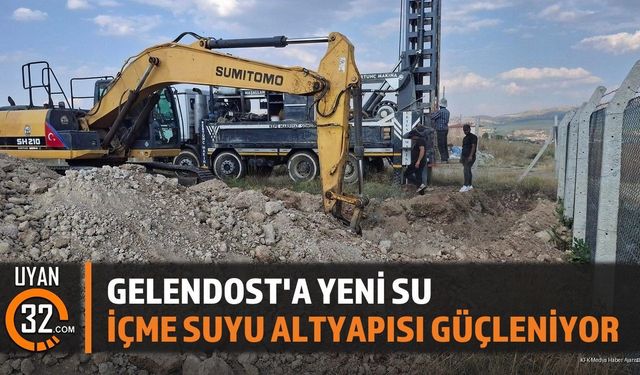 Gelendost'a Yeni Su Kaynağı: Altyapı Güçlendiriliyor