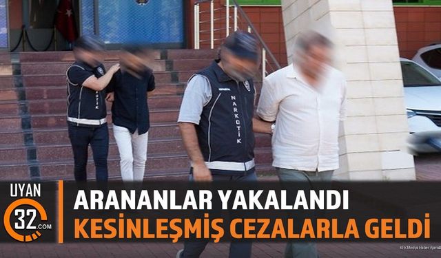 Isparta'da Narkotik Şube, Uy*şturucu Suçundan Aranan İki Kişiyi Yakaladı