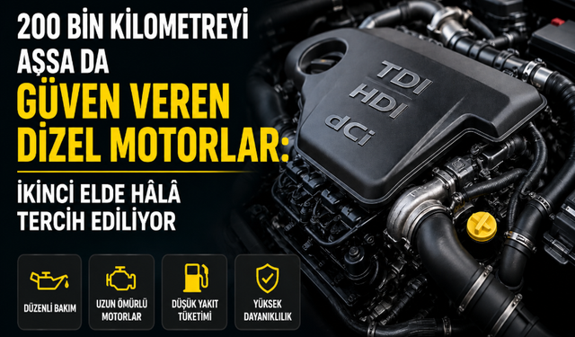 200 Bin Kilometreyi Aşsa da Güven Veren Dizel Motorlar: İkinci Elde Hâlâ Tercih Ediliyor