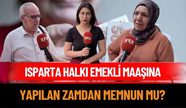 KFK Ajans Sordu: Emekliler Zamdan Memnun Mu?