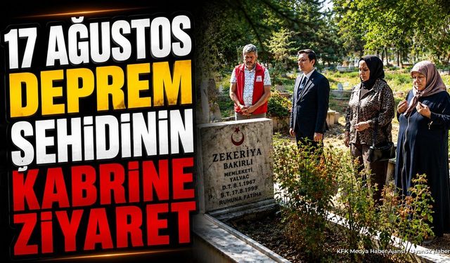 17 Ağustos Deprem Şehidi Zekeriya Bakırlı Yalvaç'ta Anıldı
