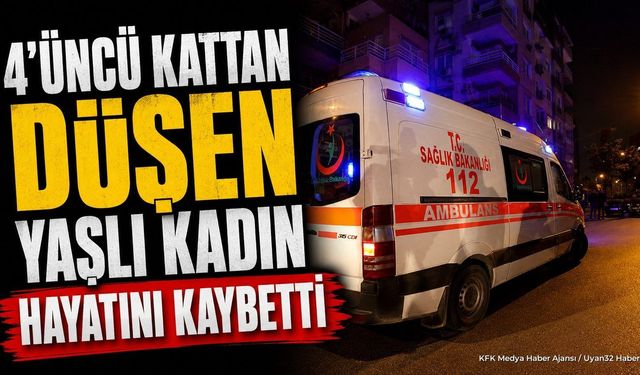 Antalya Alanya'da Balkondan Düşen 82 Yaşındaki Kadın Hayatını Kaybetti