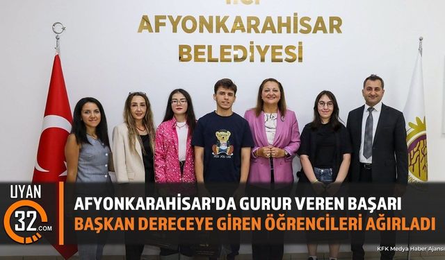 Başkan Burcu Köksal YKS ve LGS Şampiyonlarını Ağırladı