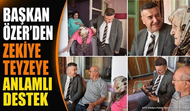 Başkan Özer'den Acılı Anneye Ziyaret: İhtiyaçlar Karşılandı