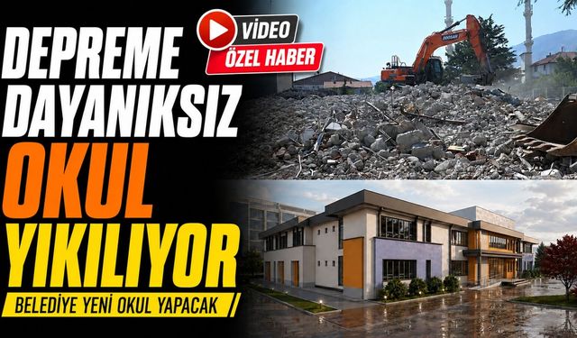 Isparta'da Özel Eğitim Okulu Yıkılıyor: Yerine Yenisi Yapılacak