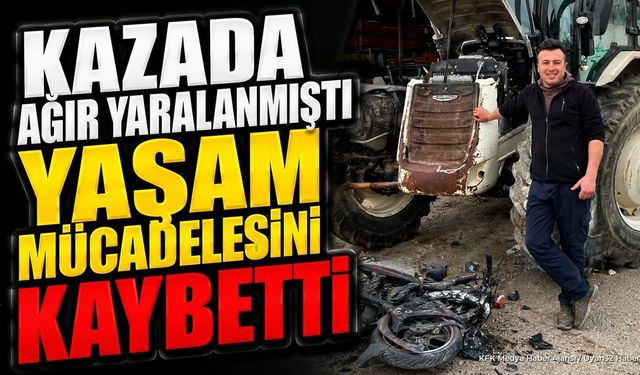 Burdur'daki Kazada Ağır Yaralanan Sürücü Hayatını Kaybetti