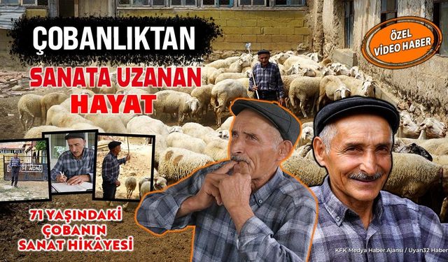 Çobanlıktan Sanata Uzanan Hayat 71 Yaşındaki Çobanın Sanat Hikâyesi