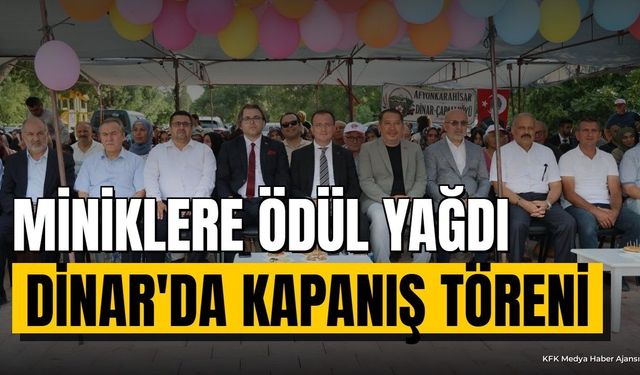 Dinar'da Yaz Kur'an Kursları Sona Erdi: Miniklere Bisiklet Hediyesi