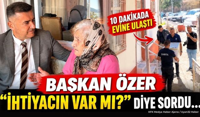 Eğirdir'de 10 Dakikada Çözüm: Başkan Özer'den Anlamlı Ziyaret