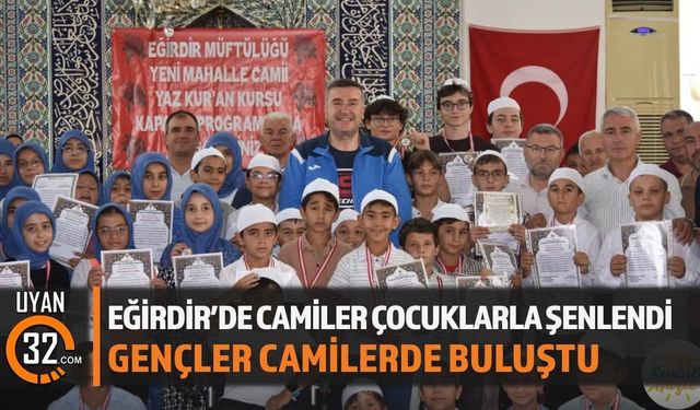 Eğirdir’de Yaz Kur’an Kursları Sona Erdi