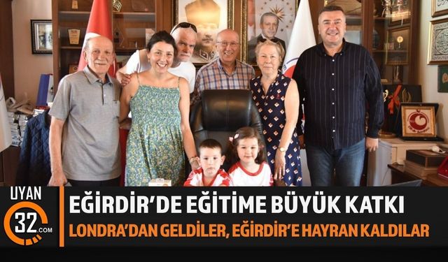 Eğirdir’in Değişimi Misafirlerinden Tam Not Aldı
