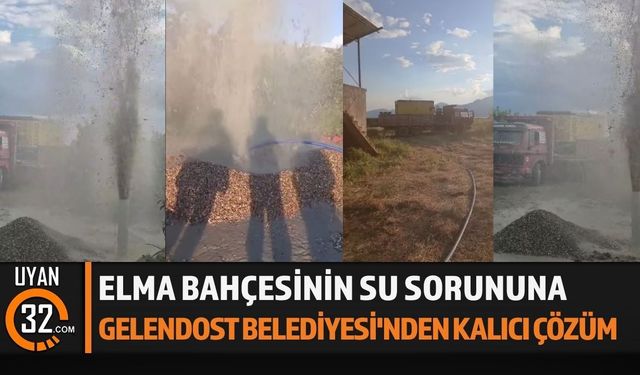Gelendost Belediyesi'nden Elma Bahçesine Büyük Yatırım!