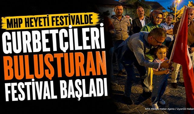 Hüyüklü 3. Gurbetçi Festivali Coşkuyla Başladı