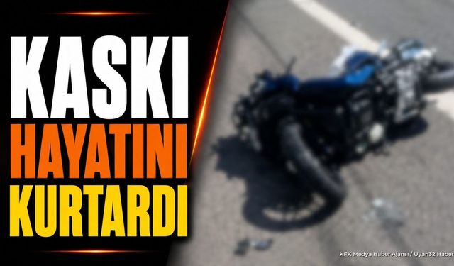 Isparta Yalvaç'ta Motosiklet Kamyonla Çarpıştı: 1 Yaralı