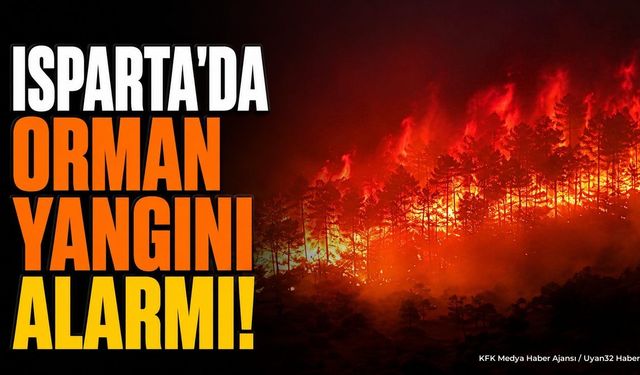 Isparta'da Orman Yangını Alarmı: Ateş Yakmak Yasaklandı