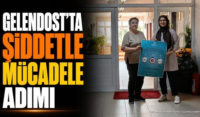 Isparta'da Şiddetle Mücadele İçin Kurumlara Afiş Dağıtıldı