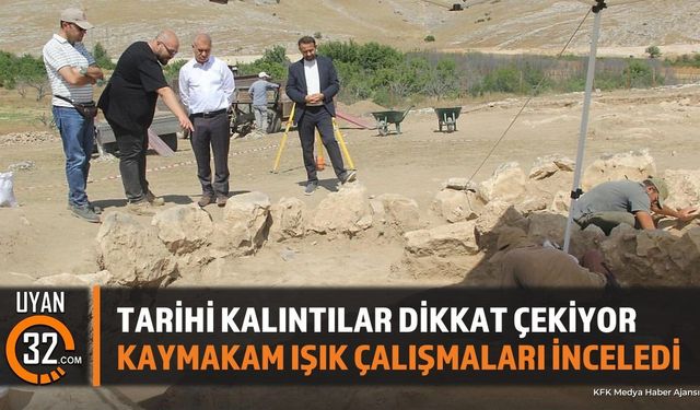 Kaymakam Işık Seleukeia Sidera Antik Kenti'ni İnceledi