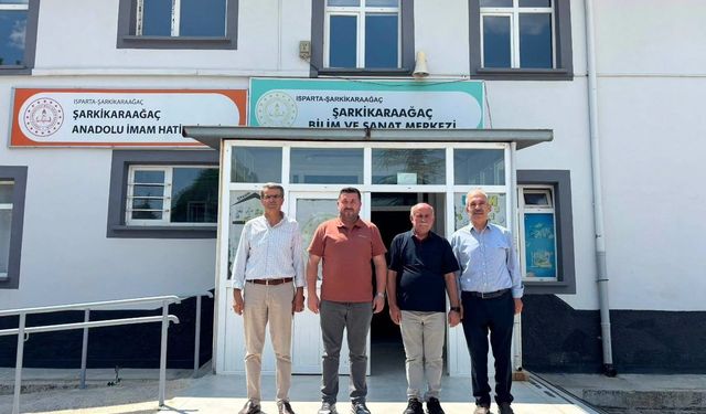 Milli Eğitim Müdürü Recai Ocak Şarkikaraağaç'ta Okulları İnceledi