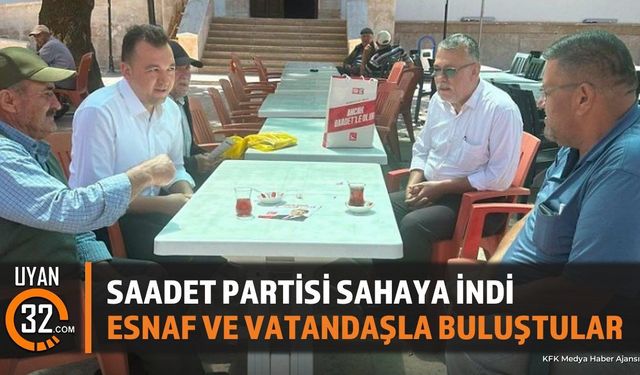 Saadet Partisi Şarkikaraağaç'ta Esnaf Ziyaretinde Bulundu