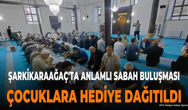 Şarkikaraağaç'ta Mevlid-i Nebi Haftası'nda Anlamlı Sabah Buluşması